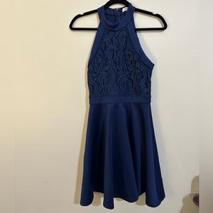Francesca’s Navy Blue Dress | Size S